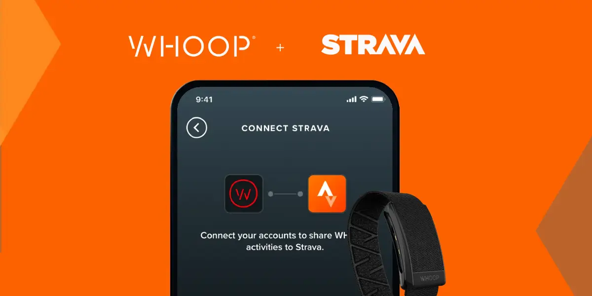 integracja opaski whoop z aplikacją strava